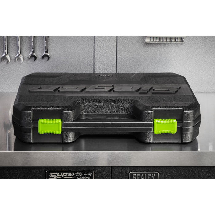 Siegen Socket Set 1/4", 3/8" & 1/2"Sq Drive 219pc | S01212