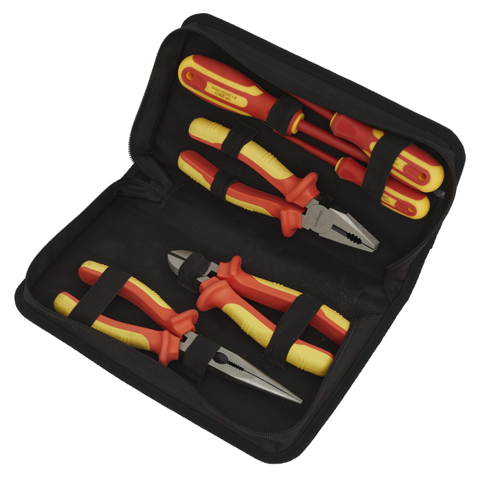 Siegen Electrical Tool Kit 6pc - VDE Approved | S01218