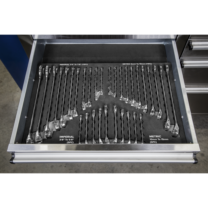 Siegen Metric/Imperial Combination Spanner Set 32pc | S01239