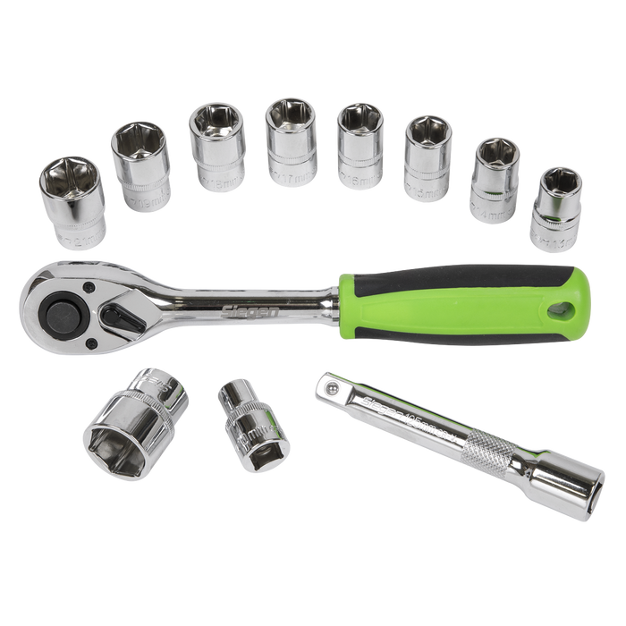 Siegen Socket Set 1/2"Sq Drive 12pc | S01244