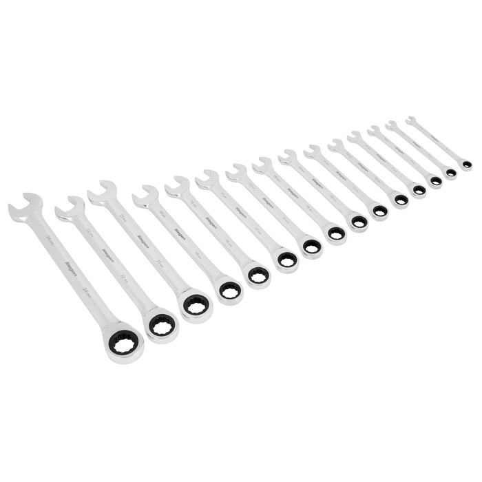 Siegen Combination Ratchet Spanner Set 15pc | S01247