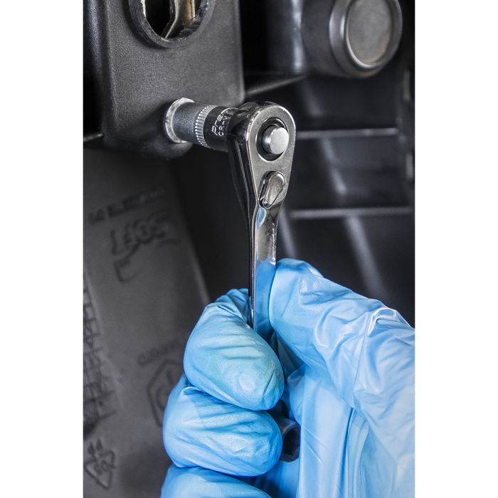 Siegen Micro Ratchet Bit Driver & Wrench 1/4"Hex x 1/4"Sq Drive | S01251