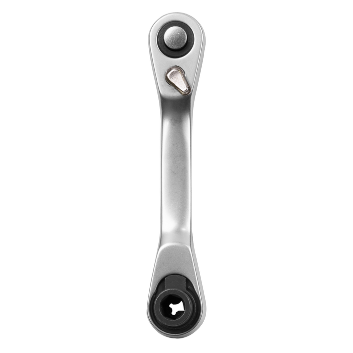 Siegen Micro Ratchet Bit Driver & Wrench 1/4"Hex x 1/4"Sq Drive | S01251