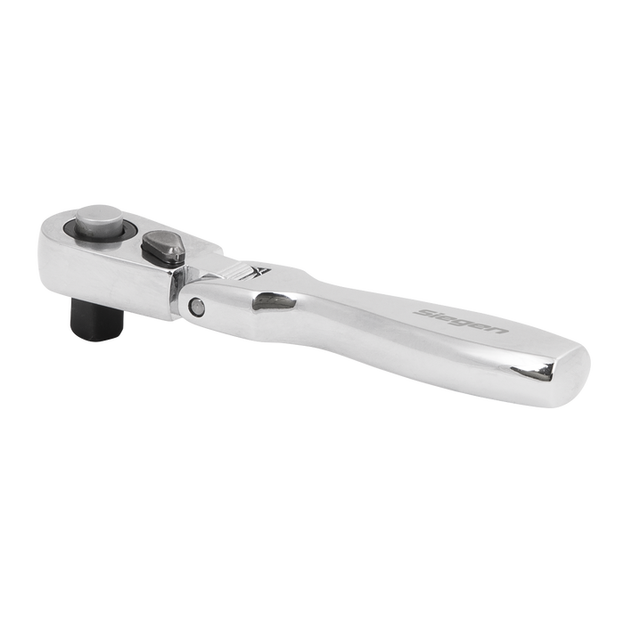 Siegen Micro Flexi-Head Ratchet Wrench 1/4"Sq Drive | S01254