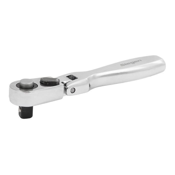 Siegen Micro Flexi-Head Ratchet Wrench 1/4"Sq Drive | S01254