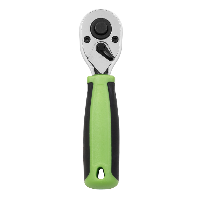 Siegen Stubby Ratchet Wrench with Flip Reverse 1/4"Sq Drive | S01258