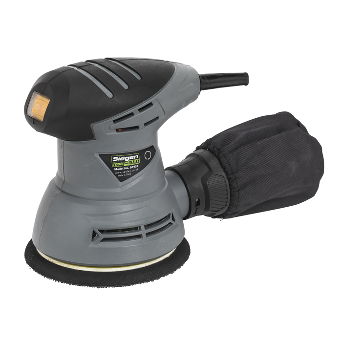Siegen 125mm Random Orbital Palm Sander 240W/230V | S0125