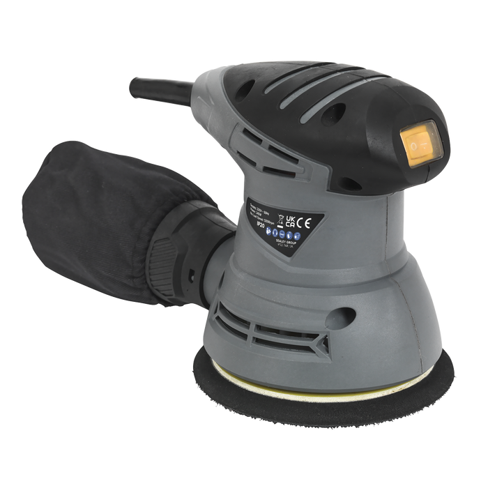 Siegen 125mm Random Orbital Palm Sander 240W/230V | S0125