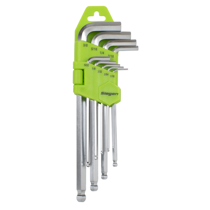 Siegen Imperial Long Ball-End Hex Key Set 9pc | S01261
