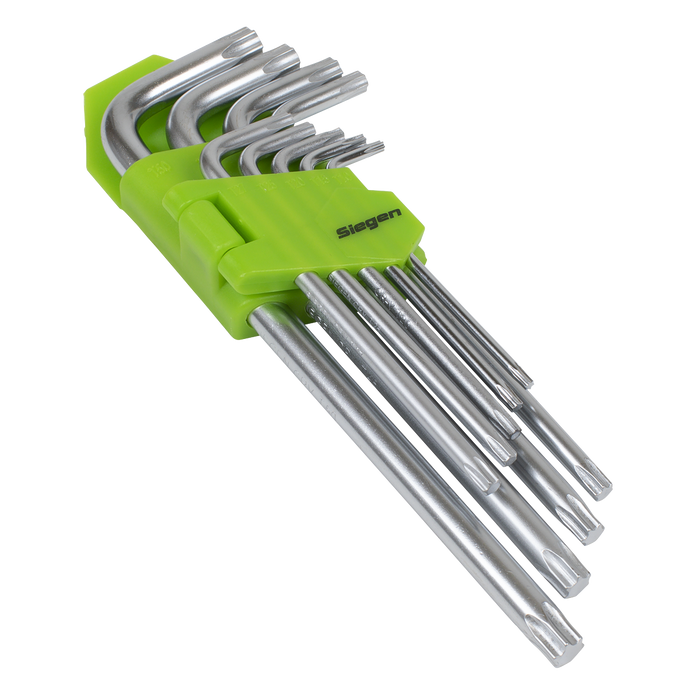 Siegen Long TRX-Star* Key Set 9pc | S01262