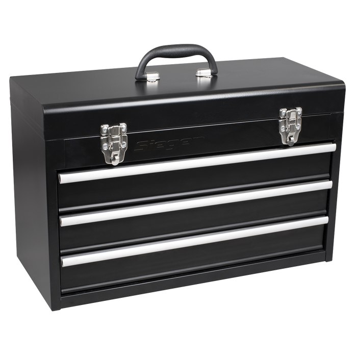 Siegen Portable Tool Chest 3 Drawer with 98pc Tool Kit | S01266
