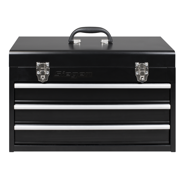 Siegen Portable Tool Chest 3 Drawer with 98pc Tool Kit | S01266