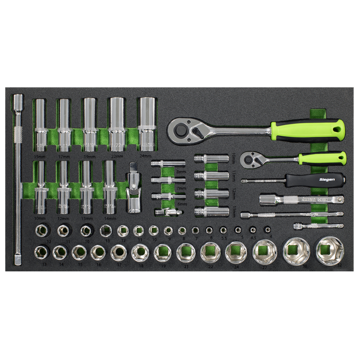 Topchest & Rollcab Combination 6 Drawer with 247pc Tool Kit | S01267