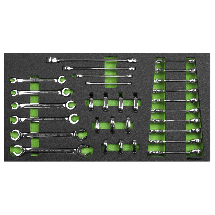 Tool Chest Combination 16 Drawer with Ball-Bearing Slides - Black/Grey & 398pc Tool Kit | AP35TBCOMBO