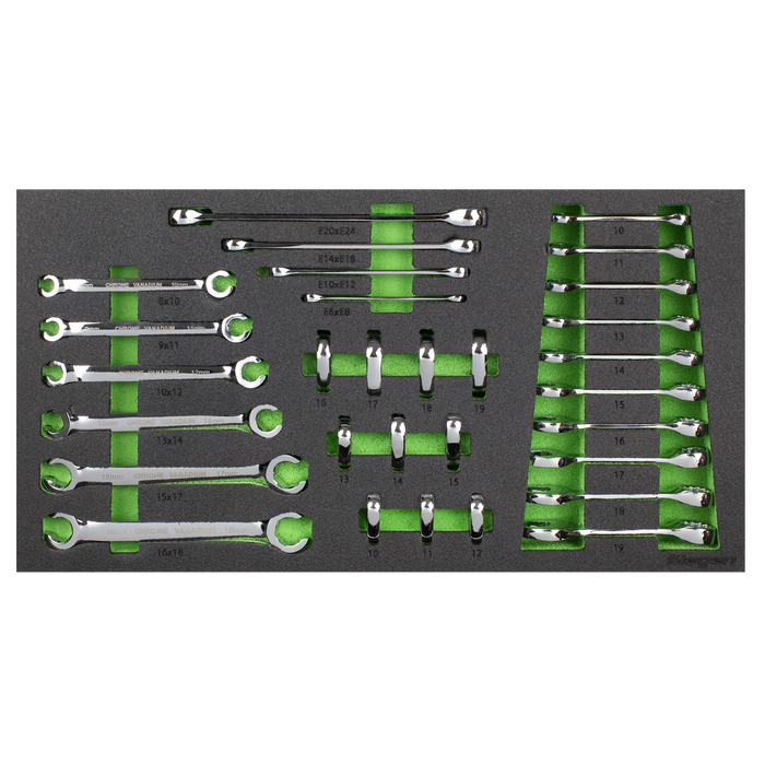 Siegen Specialised Spanner Set with Tool Tray 30pc | S01274