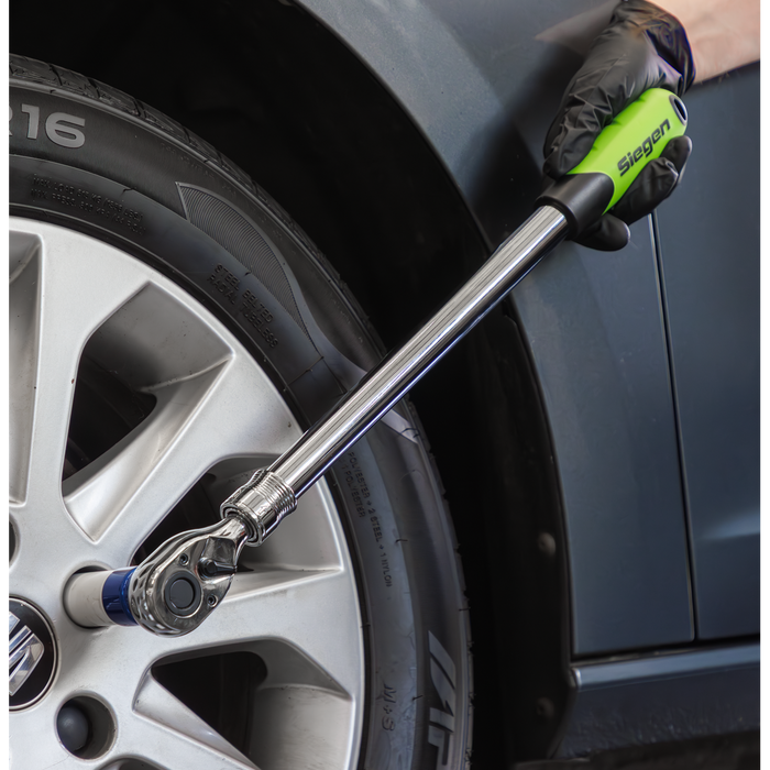 Siegen Extendable Ratchet Wrench 1/2"Sq Drive | S01293