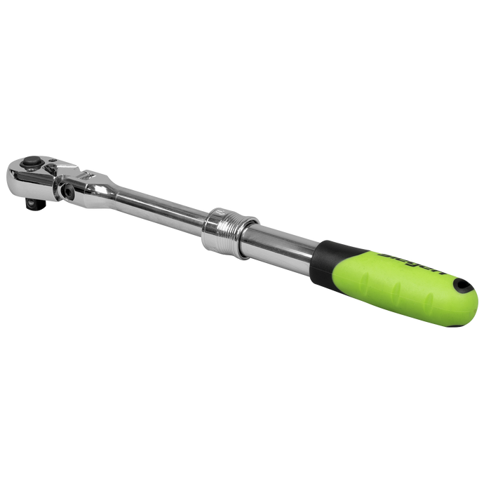 Siegen Extendable Flexi-Head Ratchet Wrench 3/8"Sq Drive | S01295