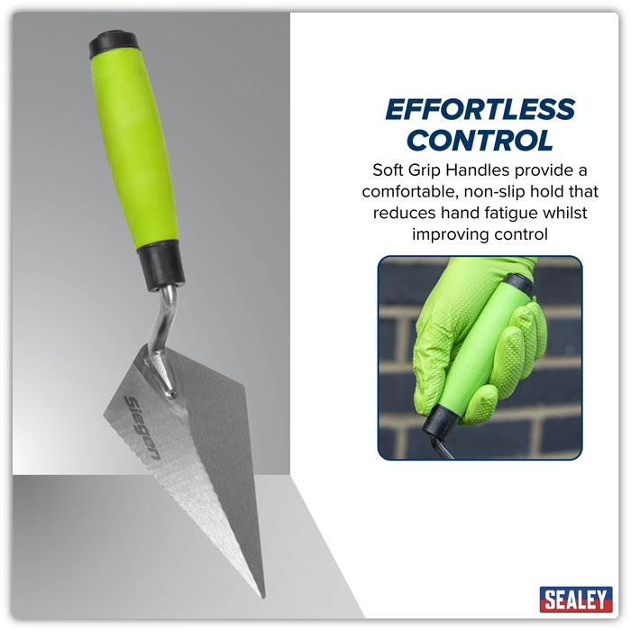 Siegen Pointing Trowel with Soft Grip Handle 150mm | S01301
