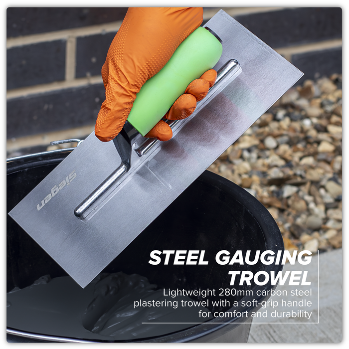 Siegen Plastering Trowel with Soft Grip Handle 280mm | S01302