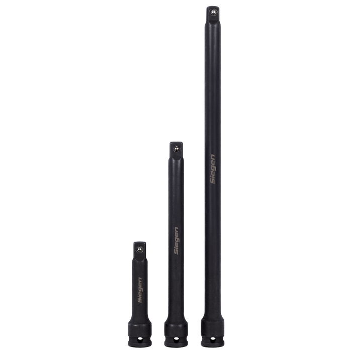 Siegen Impact Extension Bar Set 3/8"Sq Drive 3pc | S01321