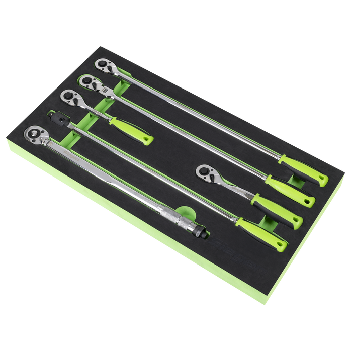 Siegen Ratchet Wrench, Breaker Bar & Torque Wrench Set 1/2"Sq Drive 6pc | S01326