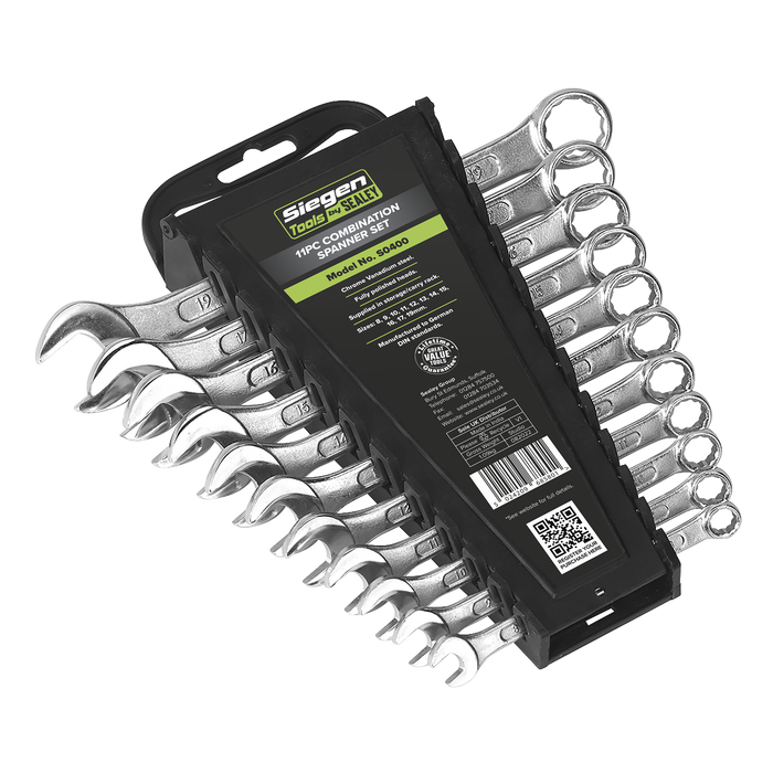 Siegen Combination Spanner Set 11pc | S0400