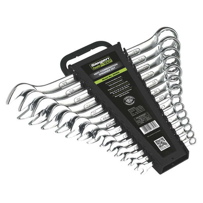 Siegen Combination Spanner Set 14pc | S0402