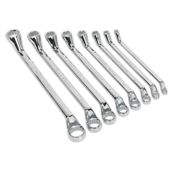 Siegen Deep Offset Ring Spanner Set 8pc | S0405