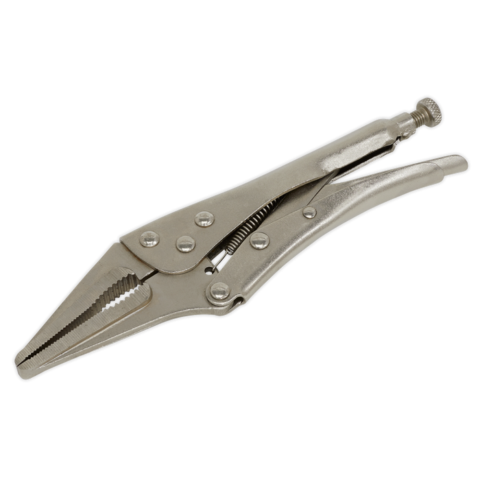 Siegen Long Nose Locking Pliers 225mm | S0462