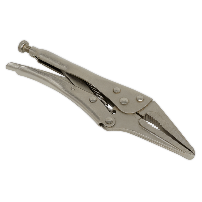 Siegen Long Nose Locking Pliers 225mm | S0462