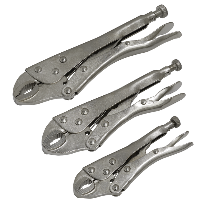 Siegen Locking Pliers Set 3pc | S0463