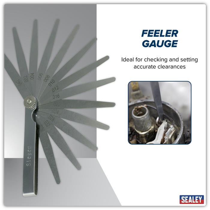 Siegen Imperial Feeler Gauge 13 Blade | S0518