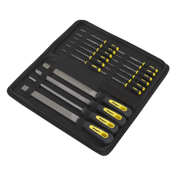 Siegen Engineer's & Needle File Set 16pc | S05781