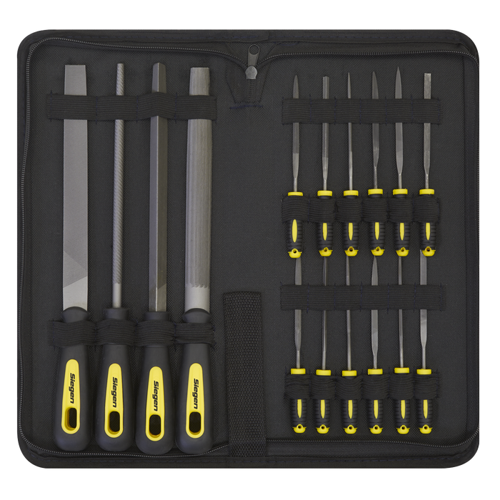 Siegen Engineer's & Needle File Set 16pc | S05781