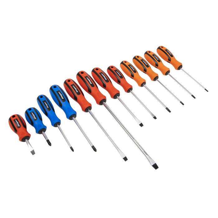 Siegen Soft Grip Screwdriver Set 12pc | S0616