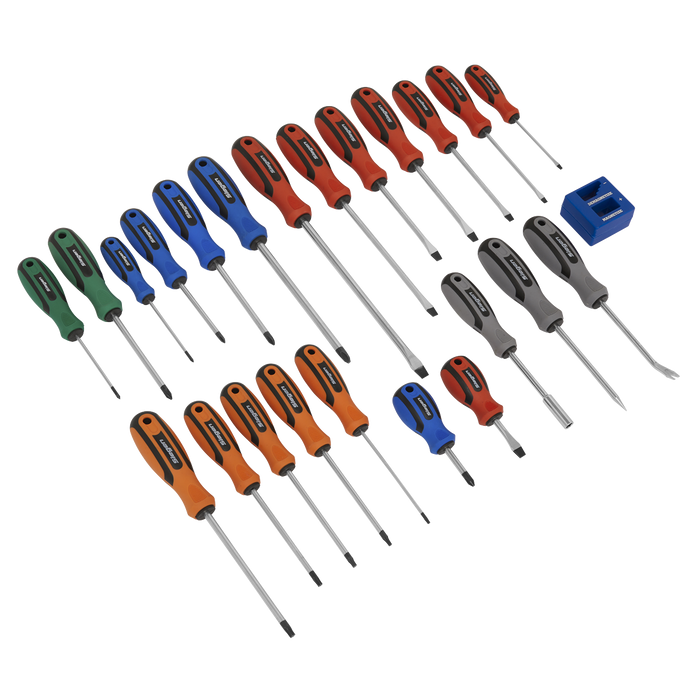 Siegen Soft Grip Screwdriver Set 24pc | S0617
