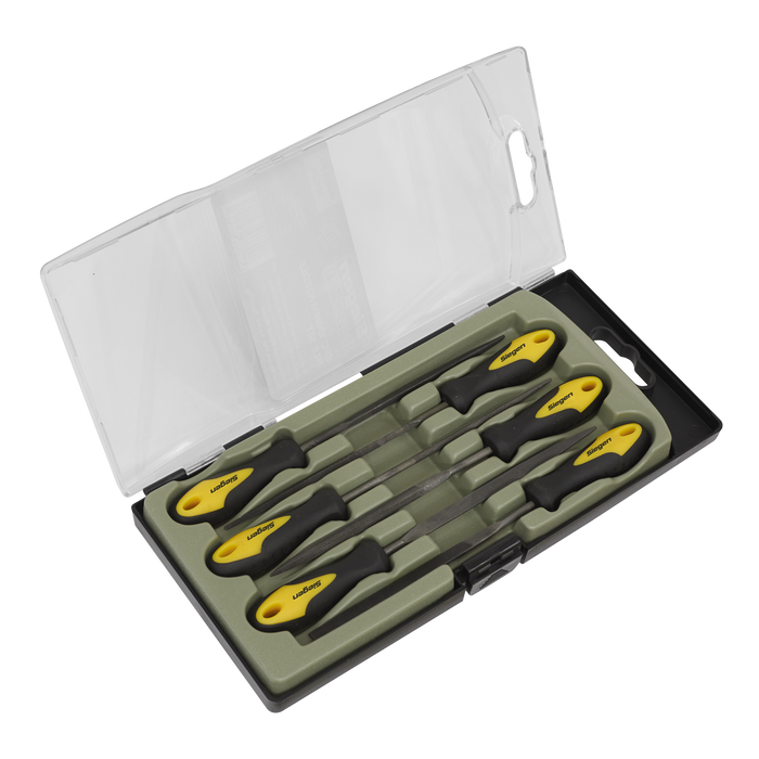 Siegen Needle File Set 100mm 6pc | S0628