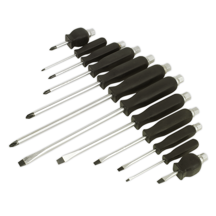 Siegen Hammer-Thru Screwdriver Set 12pc | S0641