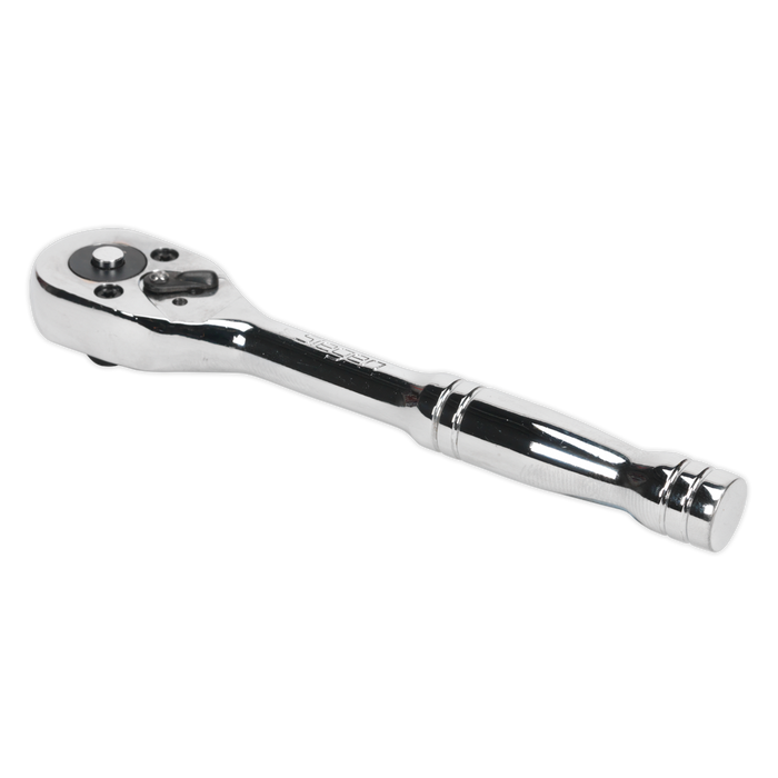 Siegen Pear-Head Ratchet Wrench with Flip Reverse 1/4"Sq Drive | S0704