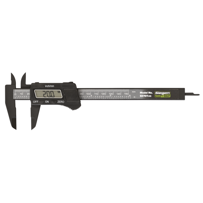 Digital Vernier Caliper 0-200mm(0-8") | AK9622EV