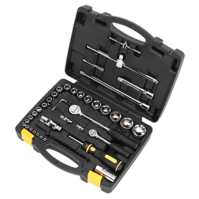 American PRO® Topchest & Rollcab Combination 14 Drawer with 281pc Tool Kit - Red/Grey | AP2250BBCOMBO