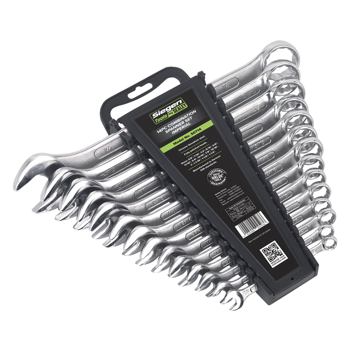 Siegen Imperial Combination Spanner Set 14pc | S0714