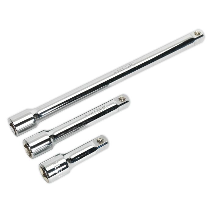 Siegen Extension Bar Set 1/2"Sq Drive 3pc | S0720