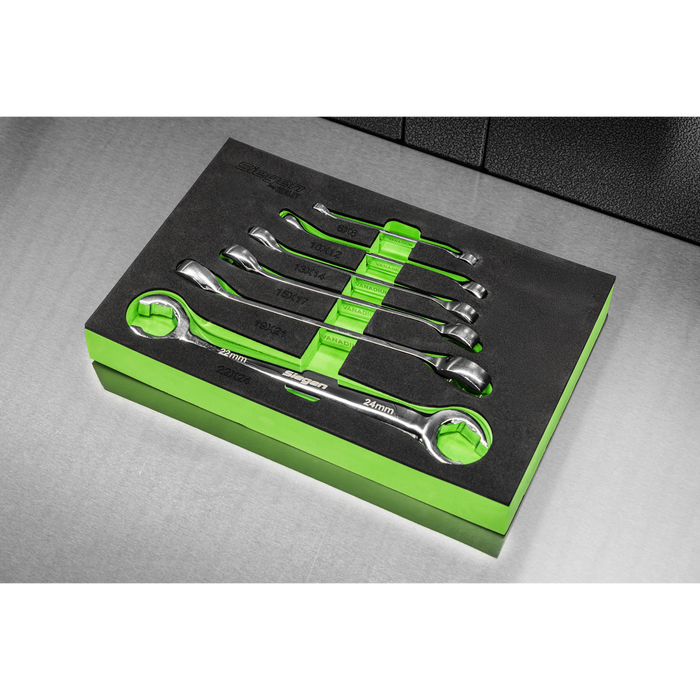Flare Nut Spanner Set in EVA Foam Tray 6pc | S0767
