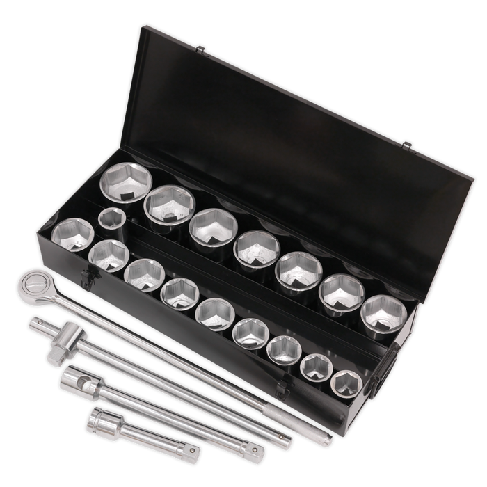 Siegen Socket Set 1"Sq Drive 21pc | S0768