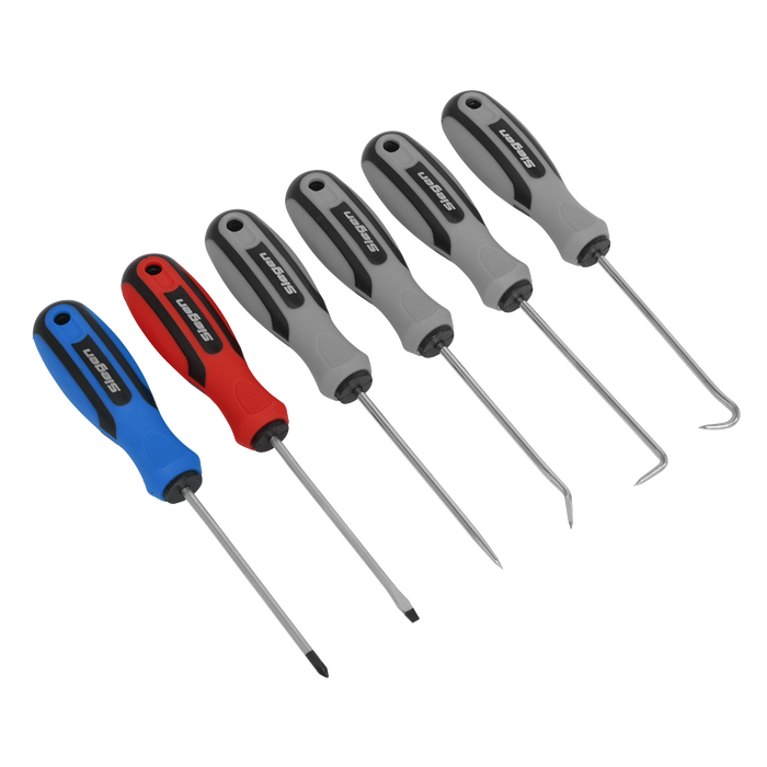 Siegen Mini Pick & Screwdriver Set 6pc | S0774