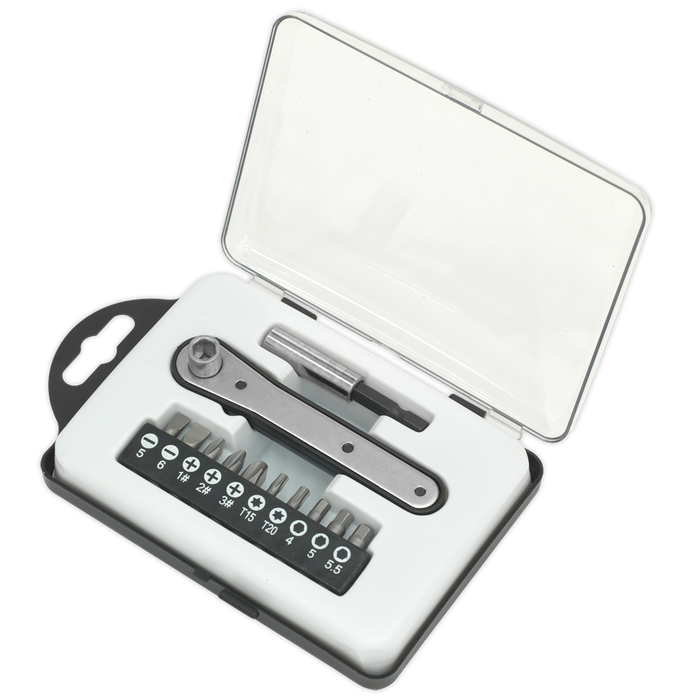 Siegen Ratchet Driver Bit Set 12pc | S0775