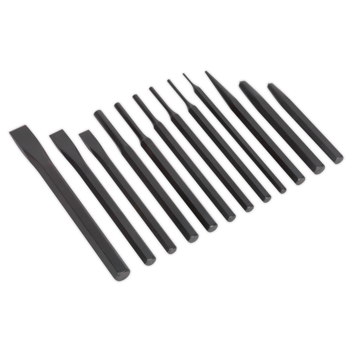 Siegen Punch & Chisel Set 12pc | S0802