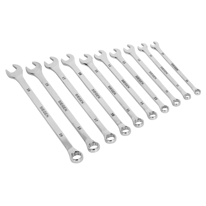 Siegen Extra-Long Combination Spanner Set 10pc | S0832