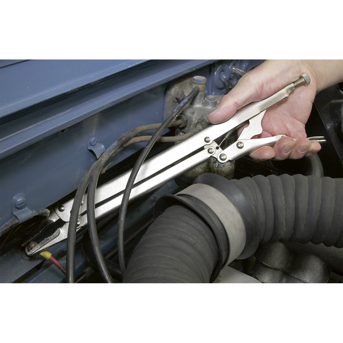 Siegen Extra-Long Locking Pliers 375mm | S0841